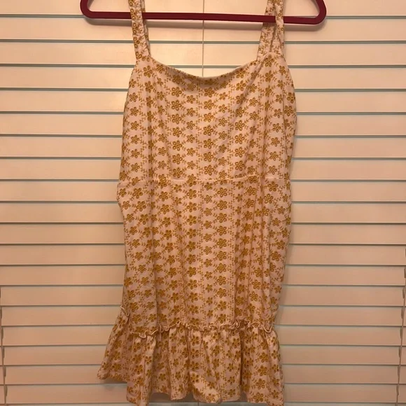 LPA crochet mini dress
